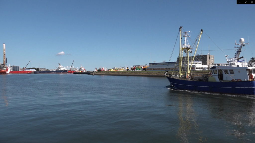 Foto van de haven in Den Helder