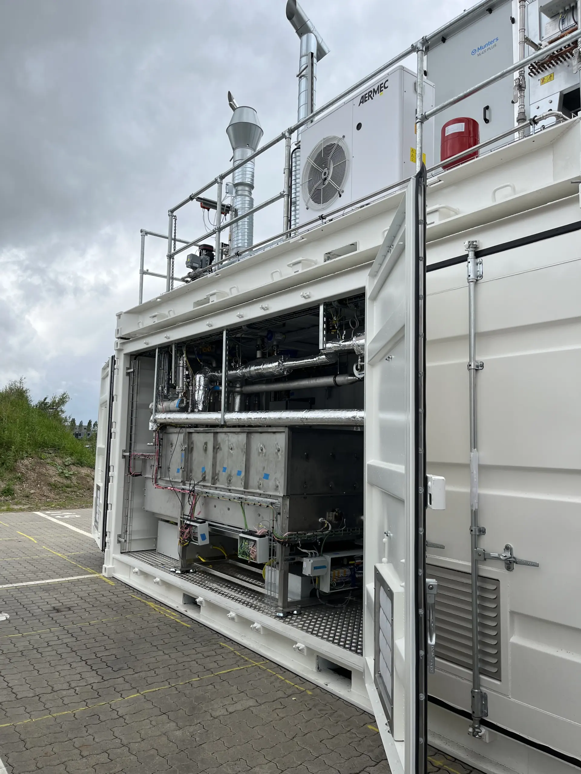 De elektrolyser van Dynelektro.