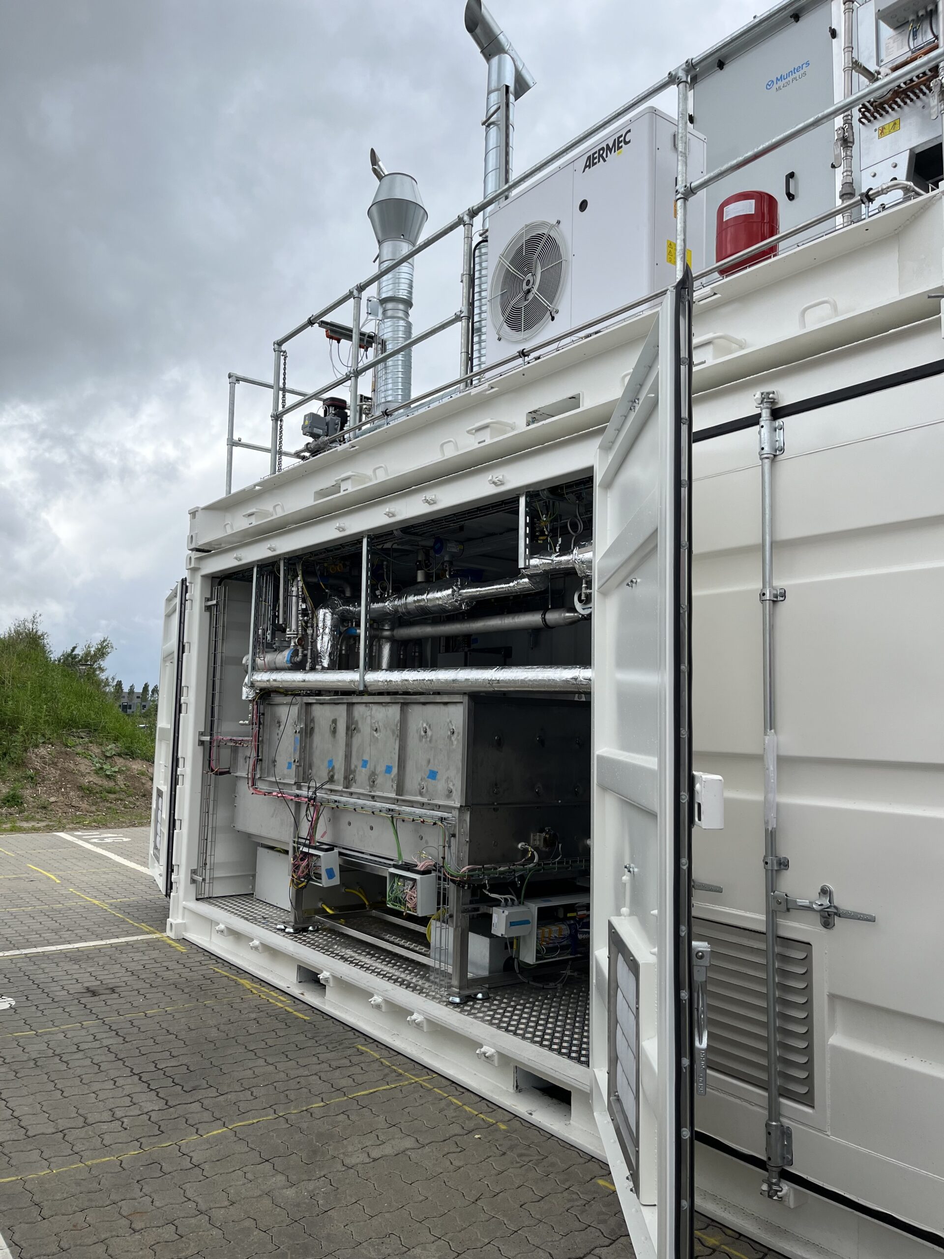 De elektrolyser van Dynelektro.