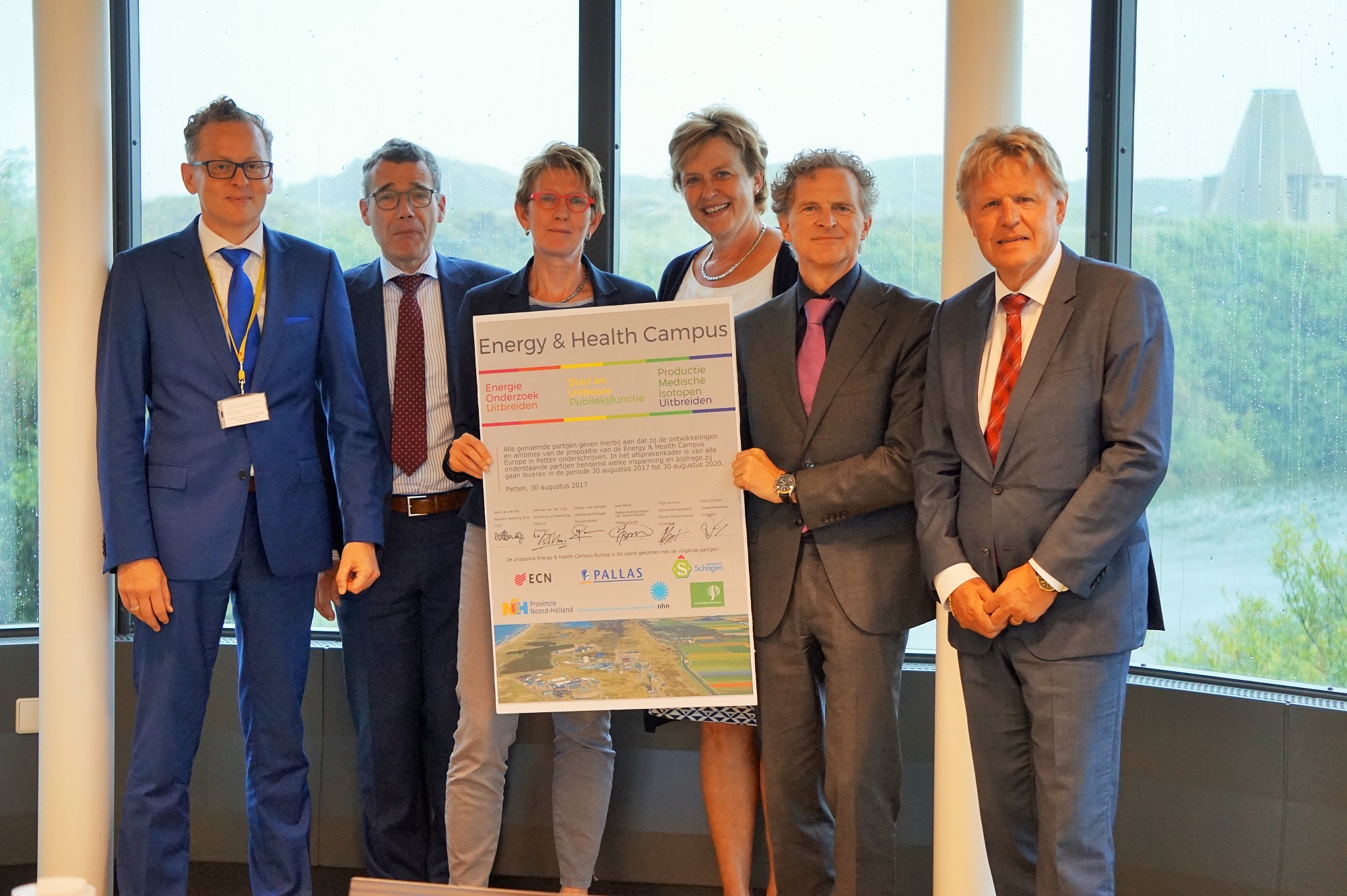 ondertekening Petten campus